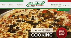 Desktop Screenshot of originalitalian-pizza.com